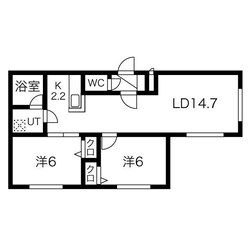 プルミエール山鼻南の物件間取画像